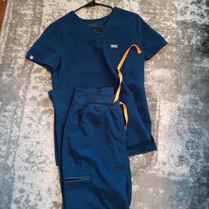 Figs Deep Reef Set High Waisted Yola Pants